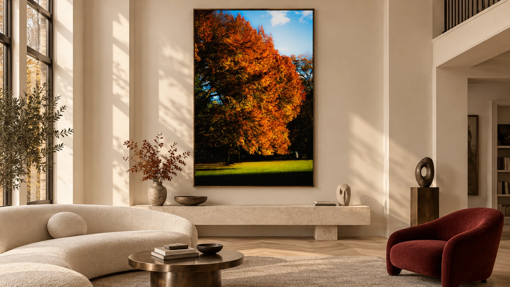 CENTRAL PARK FALL 2021 in a living room interior visualization